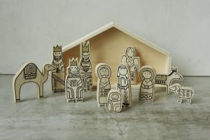 Wooden Nativity