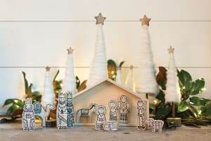 Wooden Nativity