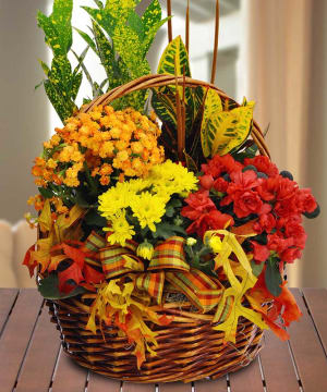 Special Fall basket  Flower Bouquet