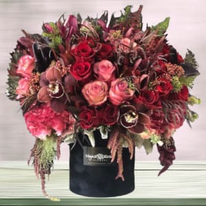 Passionate Love In Any Box Flower Bouquet