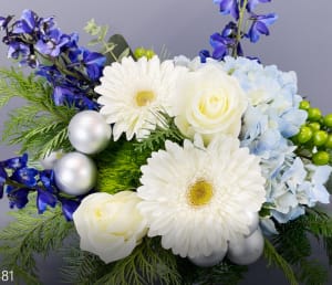 Blue Blue Christmas by Flair Flowers