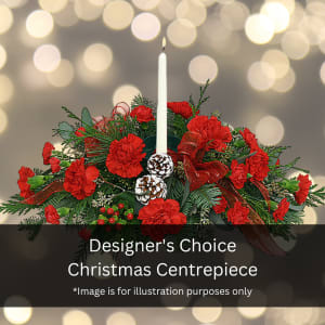 Designer's Choice Christmas Centrepiece Flower Bouquet