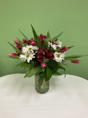 Mixed Tulip Arrangement  Flower Bouquet