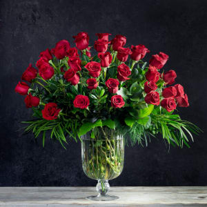 Royal Ruby Red Rose Flower Bouquet