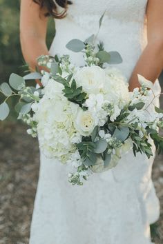 White Bridal Bouquet