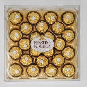 Ferrero Rocher Fine Hazelnut.