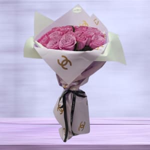 LAVENDER ROSE BOUQUET  Flower Bouquet