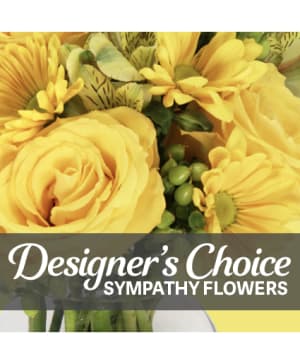 Designer's Choice Sympathy Flowers Flower Bouquet
