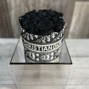 Dior Box with Preserved Roses