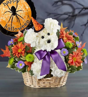 Whitchy Pooch Flower Bouquet