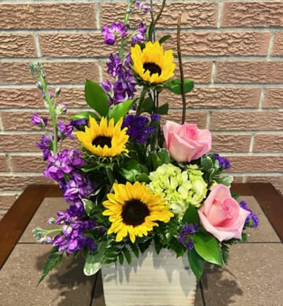 Sunflower Memorial Arrangement — Wholesale Flower Market