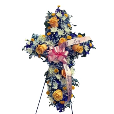 Crowning Glory Casket Spray Flower Delivery Camden NJ - Creations By Jenn