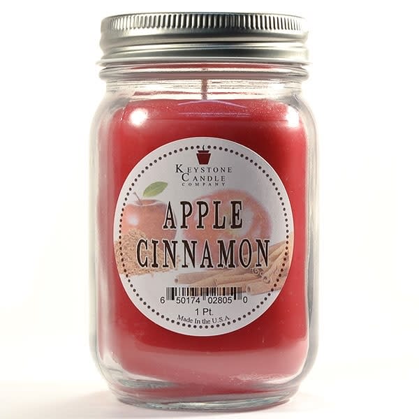 Pint Mason Jar Apple Cinnamon Candle