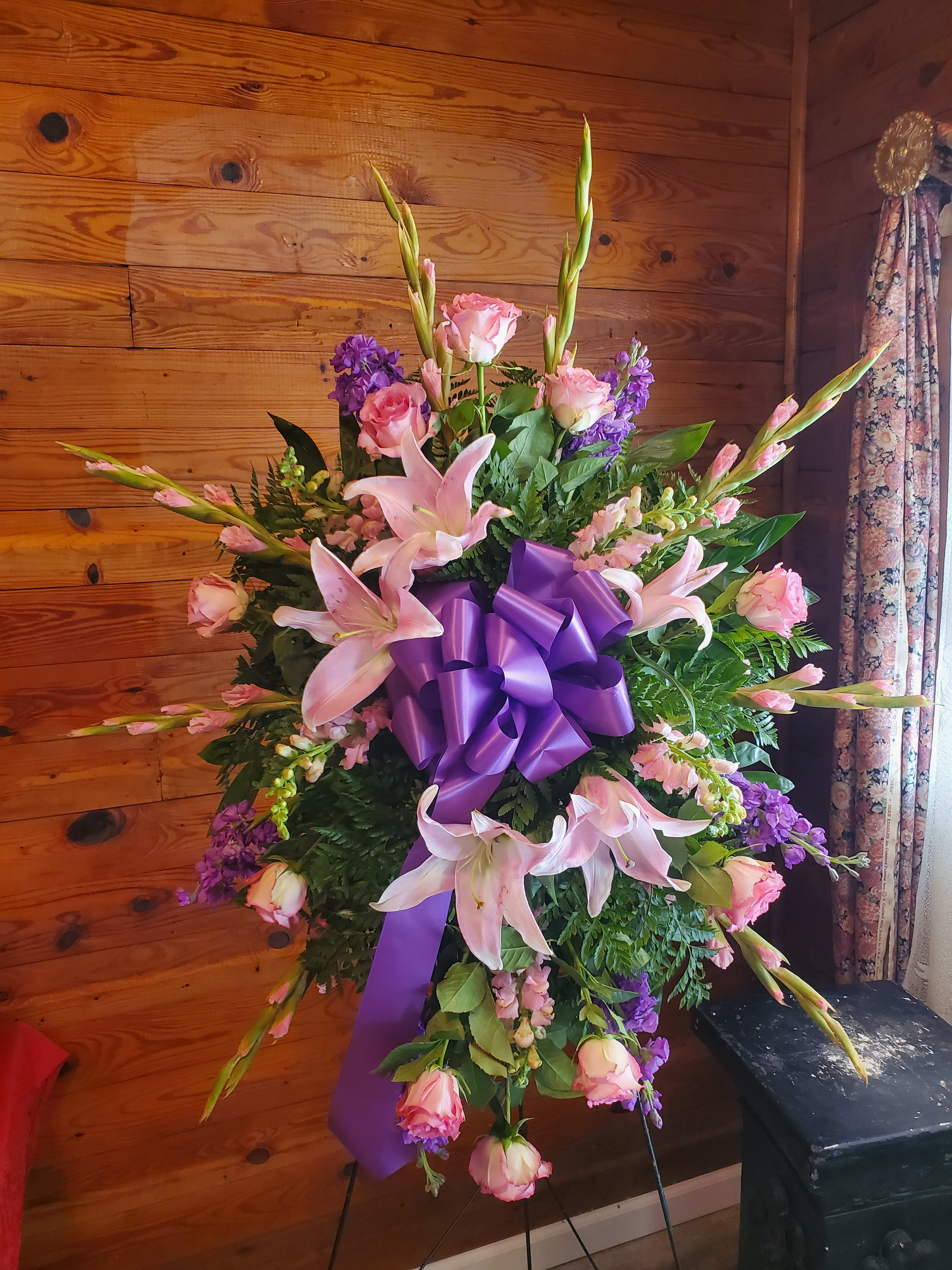 For the Funeral Service Flower Delivery Gainesville GA Adams Flower Shop