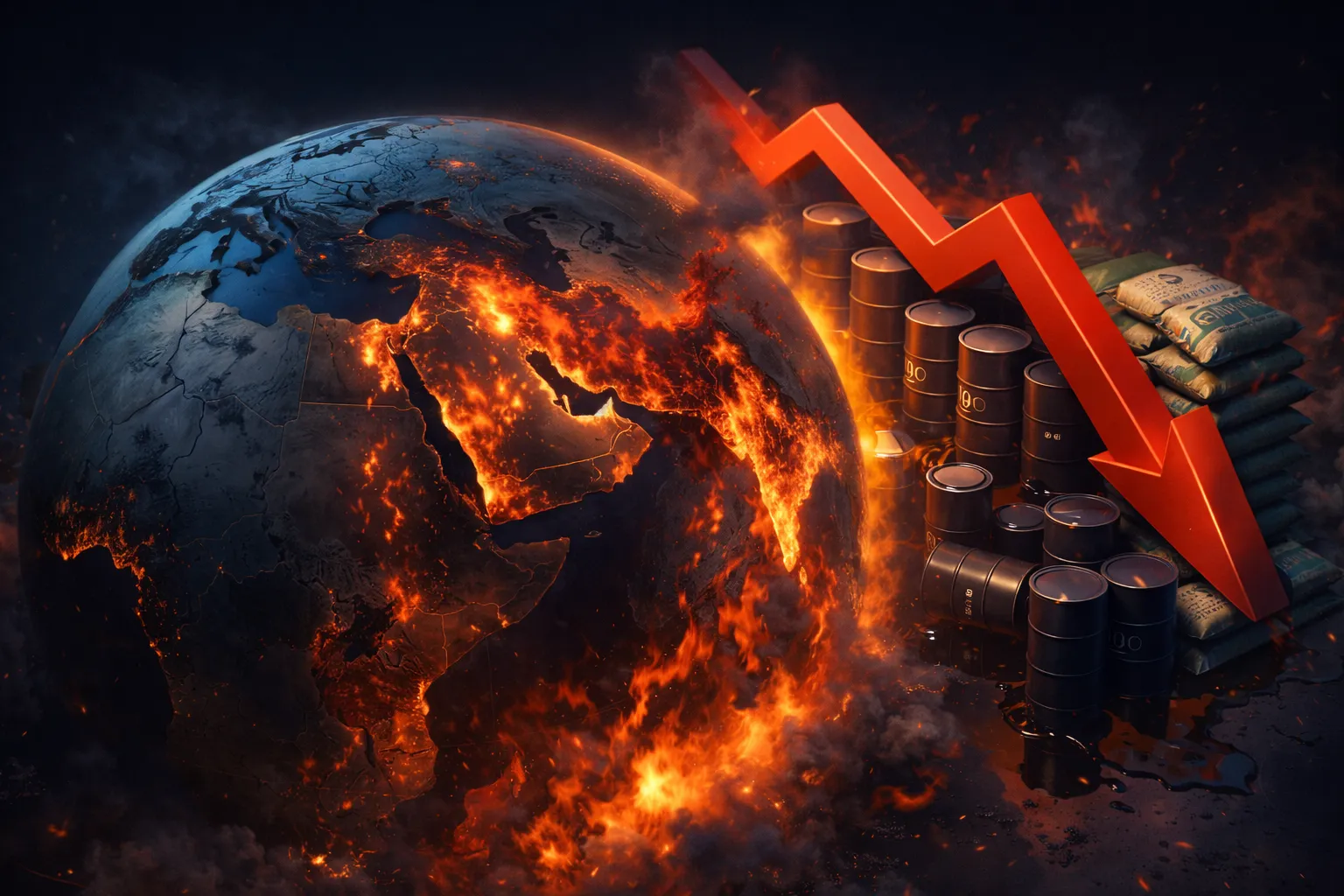 Breaking news headline image