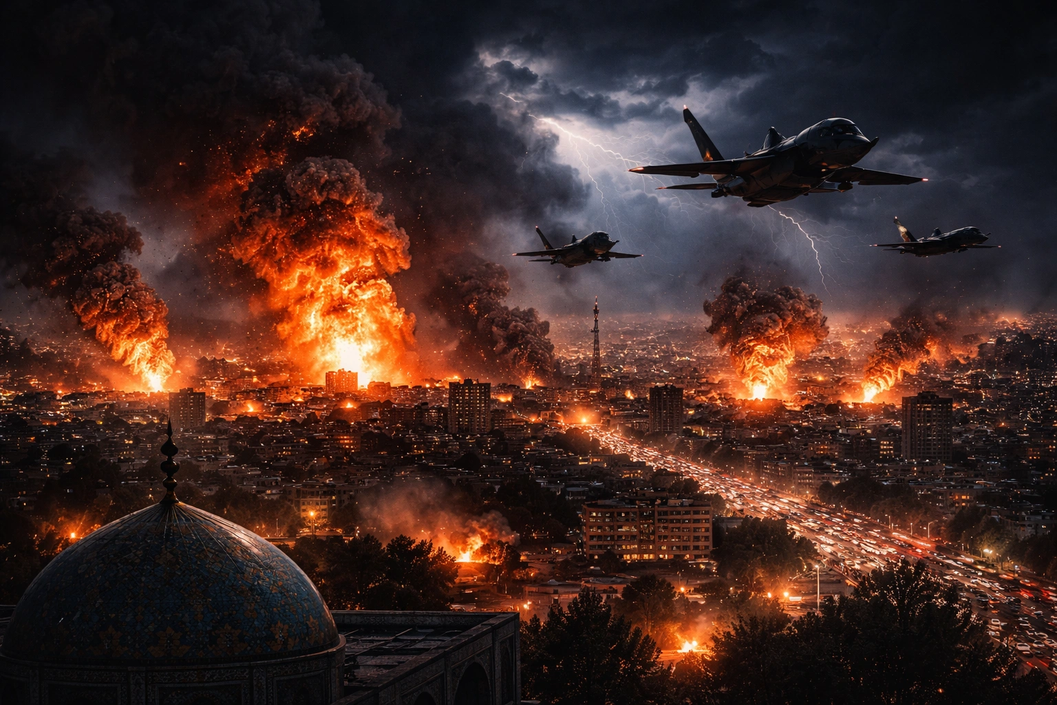 Breaking news headline image