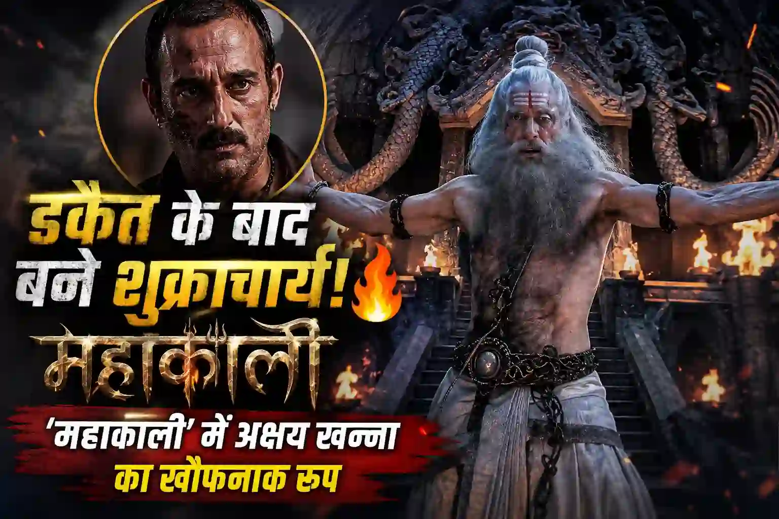 Mahakali Teaser: 'धुरंधर' के रहमान डकैत के बाद अब 'शुक्राचार्य' बने अक्षय खन्ना; टीजर में दिखा खौफनाक अवतार और महायुद्ध की आहट