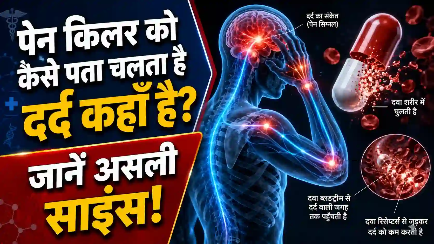 पेन किलर को कैसे पता चलता है दर्द कहां है? जानें दवा का असली साइंस और काम करने का तरीका