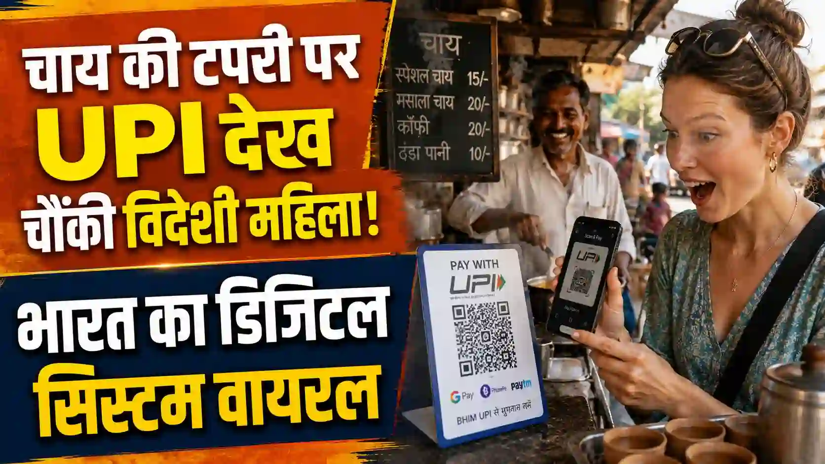 India Digital Payment UPI: भारत में ₹10 की चाय पर UPI पेमेंट देख चौंकी फ्रांसीसी महिला; वीडियो वायरल, यूजर्स बोले- 'हम 4 साल से कैशलेस हैं'