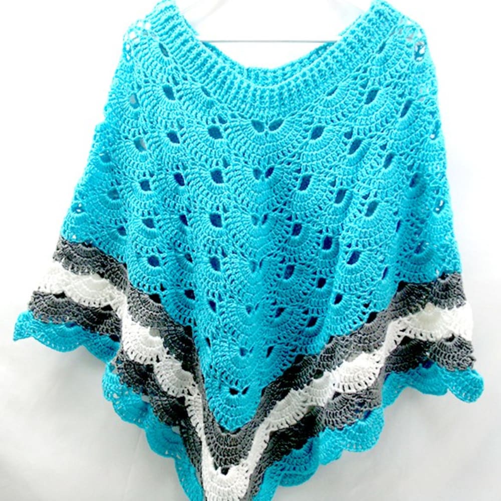 Stripe Poncho Set photo