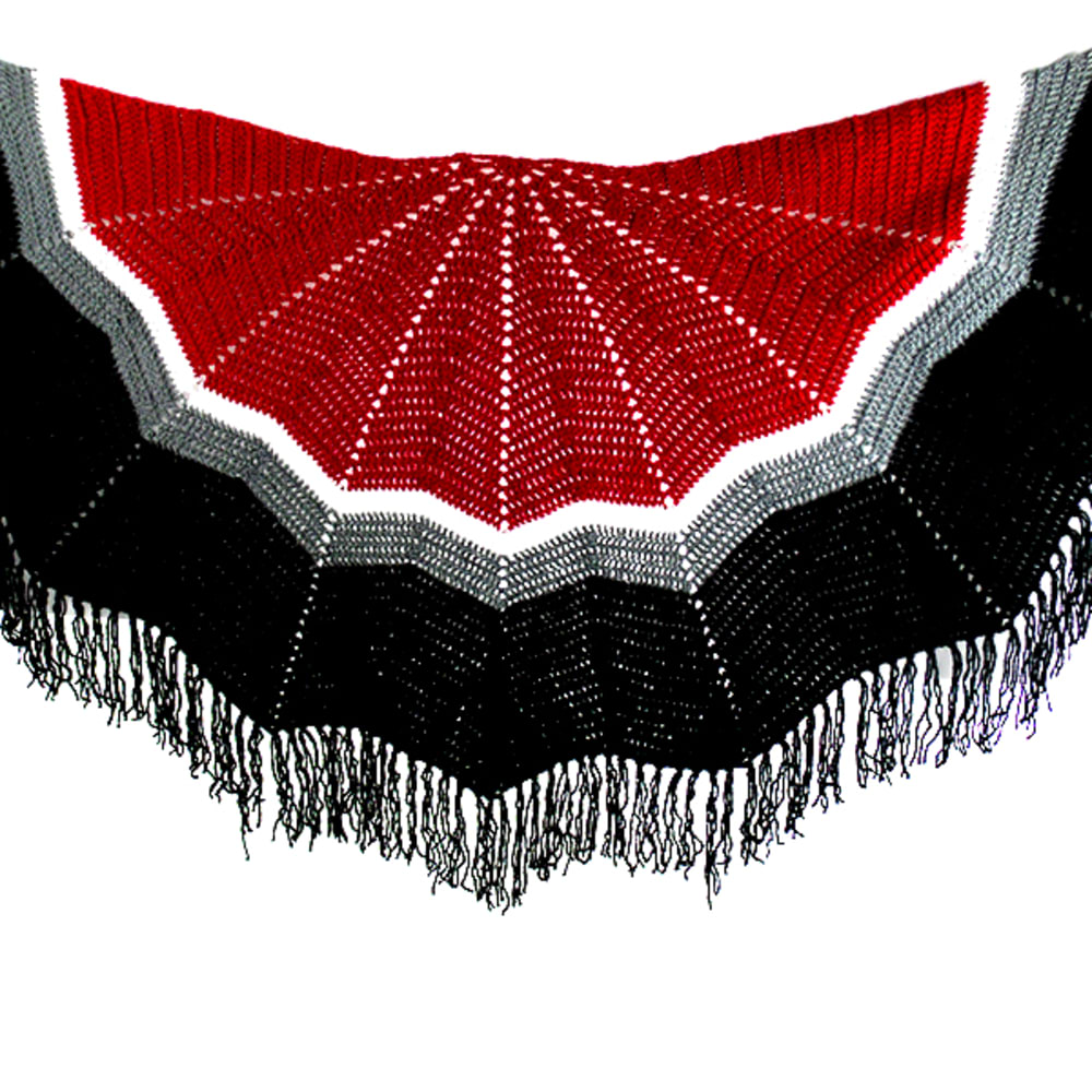 Semi-Circular Block Shawl photo
