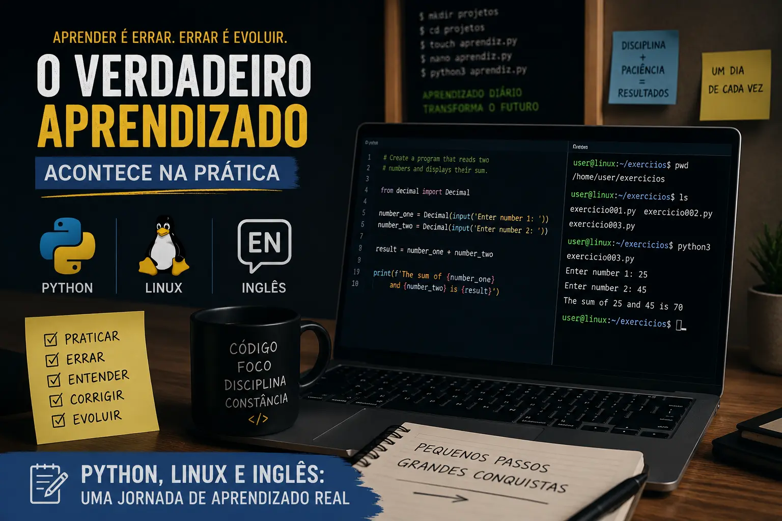 O Verdadeiro Aprendizado Acontece Quando Você Erra