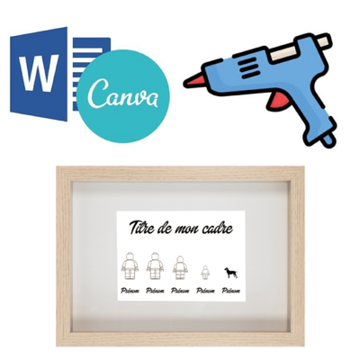 Kit DIY cadre Lego