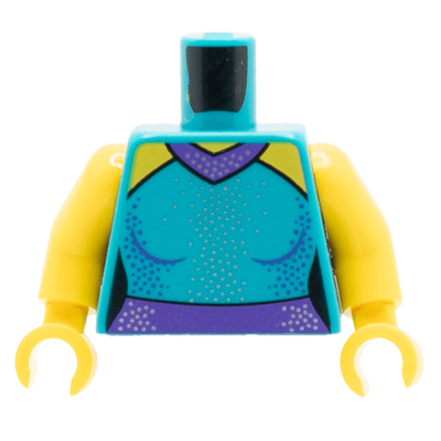 Tenue de soirée ou justaucorps tenue de danse ou gym turquoise violet (3361) - Lego