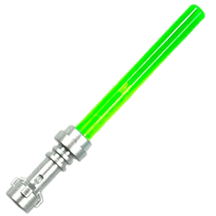 Cadre briques Lego Arme - sabre laser vert