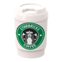 Figurine personnalisée, Boisson - Gobelet de café « Starbricks coffee » - brique Lego imprimée, Figurine, Lego, minifigurine, minifigurines, starbuck