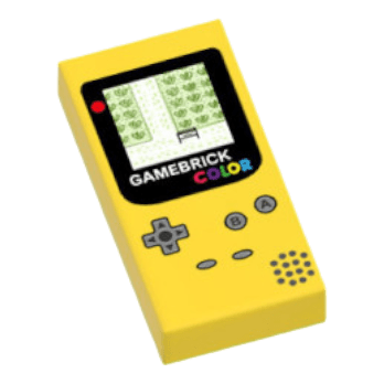 console-gamebrick-color-gameboy color Lego geek cadeau original jaune