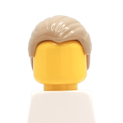 Cheveux courts blond foncé (2409A) - Lego - Les Portraits de Felie