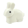 Animaux, Figurine, minifigurine, Lapin - Taille Moyen Blanc - brique compatible, lapin blanc