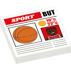 Brique Lecture - journal - "Sport" Lego