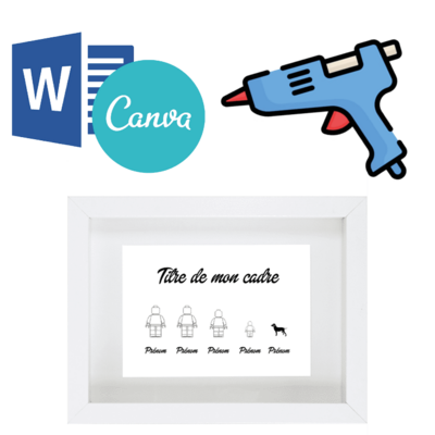 Kit DIY cadre Lego