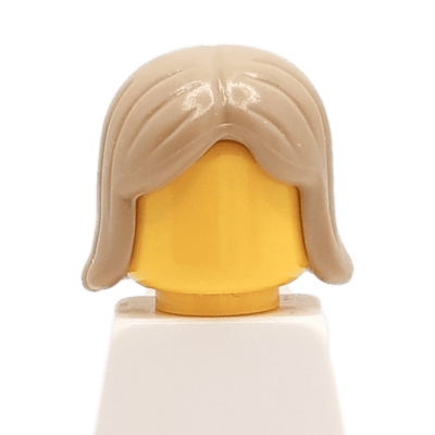 Cheveux mi-longs blond foncé (2102) - Lego