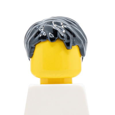 Cheveux courts noir (2444) - Lego