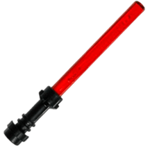 Cadre briques Lego Arme - sabre laser rouge