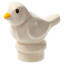 Cadre briques Lego Oiseau - petite taille blanc   