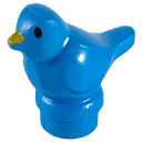 Cadre briques Lego Oiseau - petite taille bleu    