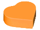 Coeur lego orange