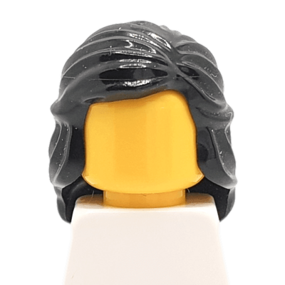 Cheveux longs noir (2208) - Lego