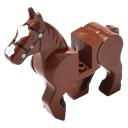 Cadre briques Lego Cheval marron    