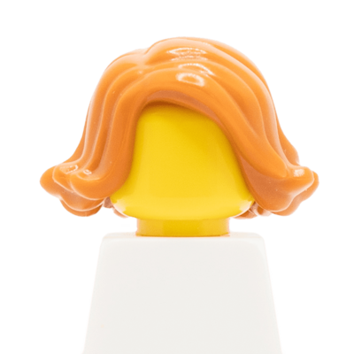 Cheveux mi-longs roux (2120) - Lego
