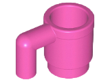 Cadre briques Lego Aliment - tasse mug rose