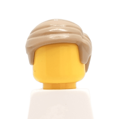 Cadre briques Lego Cheveux courts blond foncé (2409) - Lego