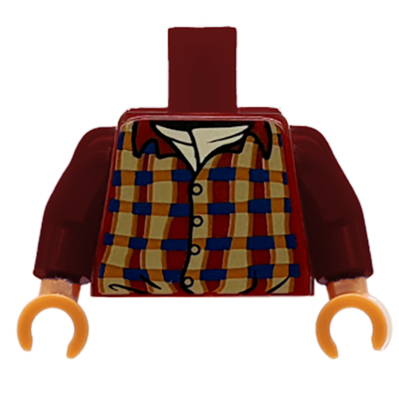 Chemise à carreaux marron () - Lego