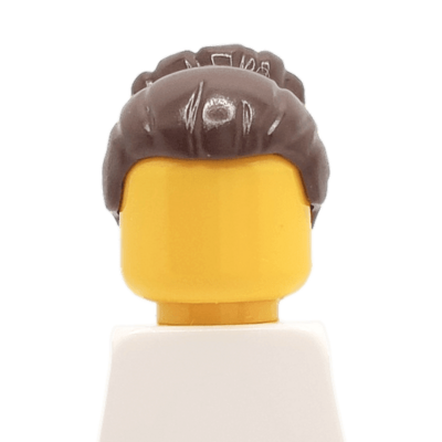 Cheveux bruns - chignon (2301) - Lego