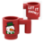 Figurine personnalisée - Boisson - tasse de Noël recto-verso bonhomme de neige et "Let Is Snow" - brique Lego imprimée