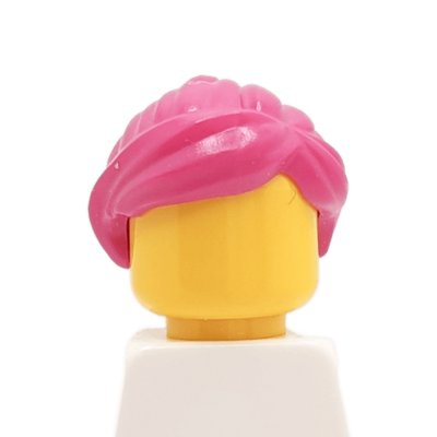 Cheveux mi-longs rose - couette  (2322) - Lego 